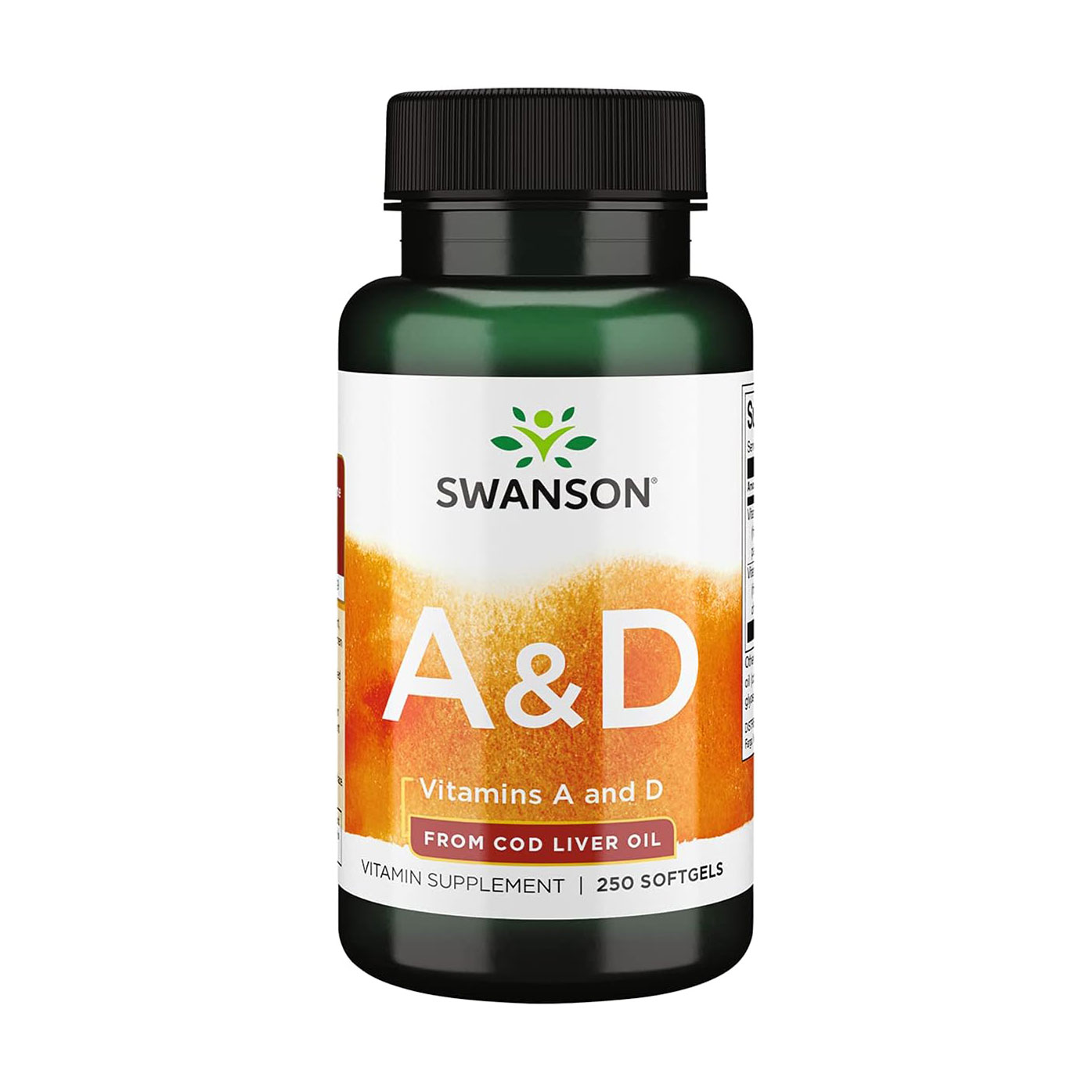 Вітамін A та Д Swanson Vitamin A &amp; D, 250 гелевих капсул